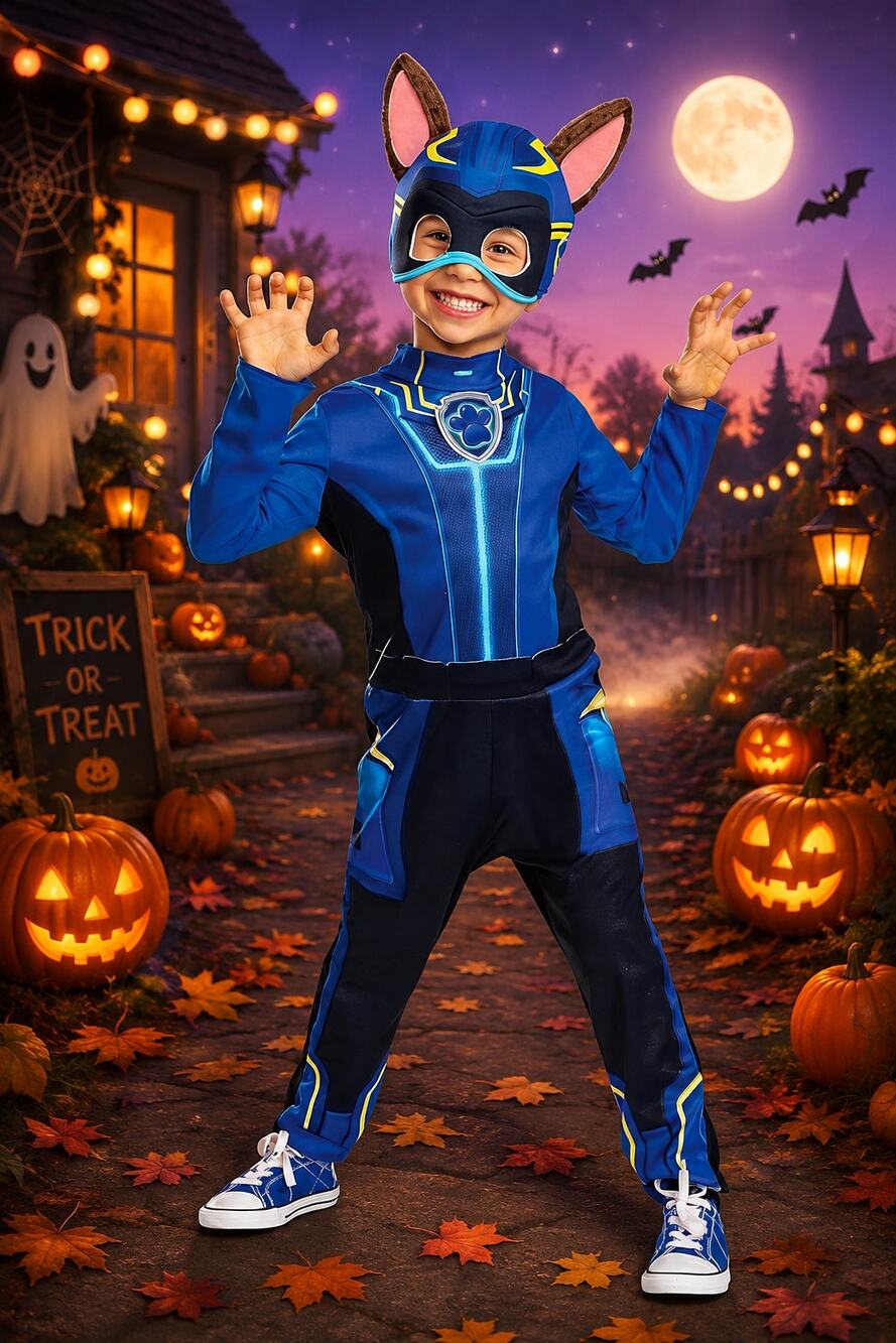 Disguise PAW Patrol Mighty Movie Chase Deluxe Costume Toddler 2T Halloween